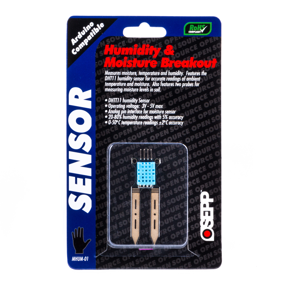 OSEPP Moisture & Humidity Sensor for Arduino