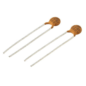 0.001uF 500V 20% Hi-Q Ceramic Disc Capacitor (2-Pack)