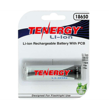 Load image into Gallery viewer, Tenergy 18650 3.7V Li-Ion Rechargeable Battery, 2600 mAh
