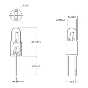 12V/50mA Incandescent Bi-Pin Lamp