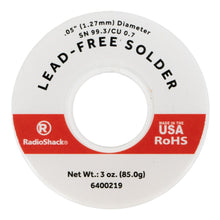 Load image into Gallery viewer, SnCu 99.3/0.7 Lead-Free Rosin-Core Solder
