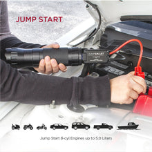 Load image into Gallery viewer, JumpSmart Portable All-in-One Vehicle Jump Starter, Flashlight, Power Bank with 37000 mWh
