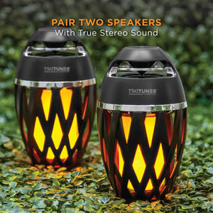 TikiTunes Portable Bluetooth Wireless Speaker with LED Atmospheric Lighting Effect